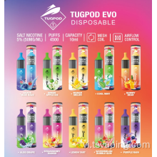 Tugboat Evo Mưa màu tím dùng một lần 4500 Puffs 10ml